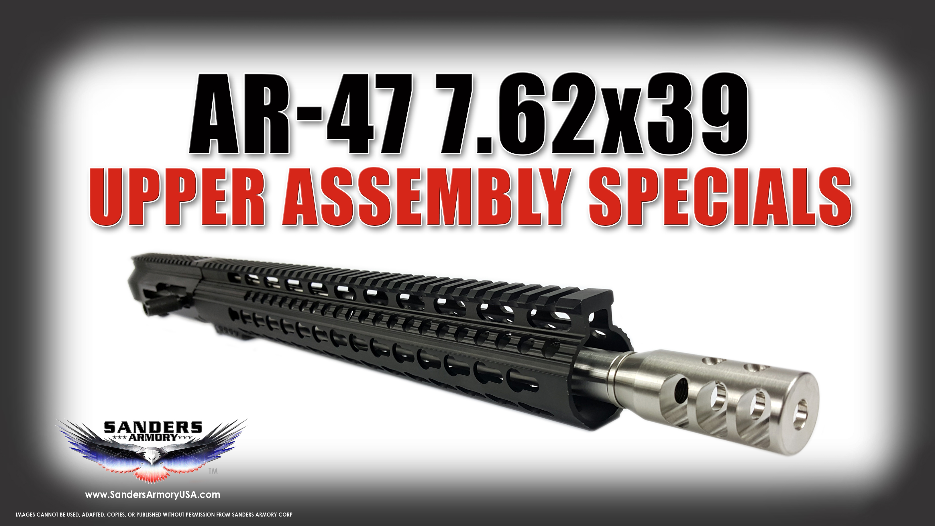 Sanders Armory AR-47 7.62x39 Upper Assembly
