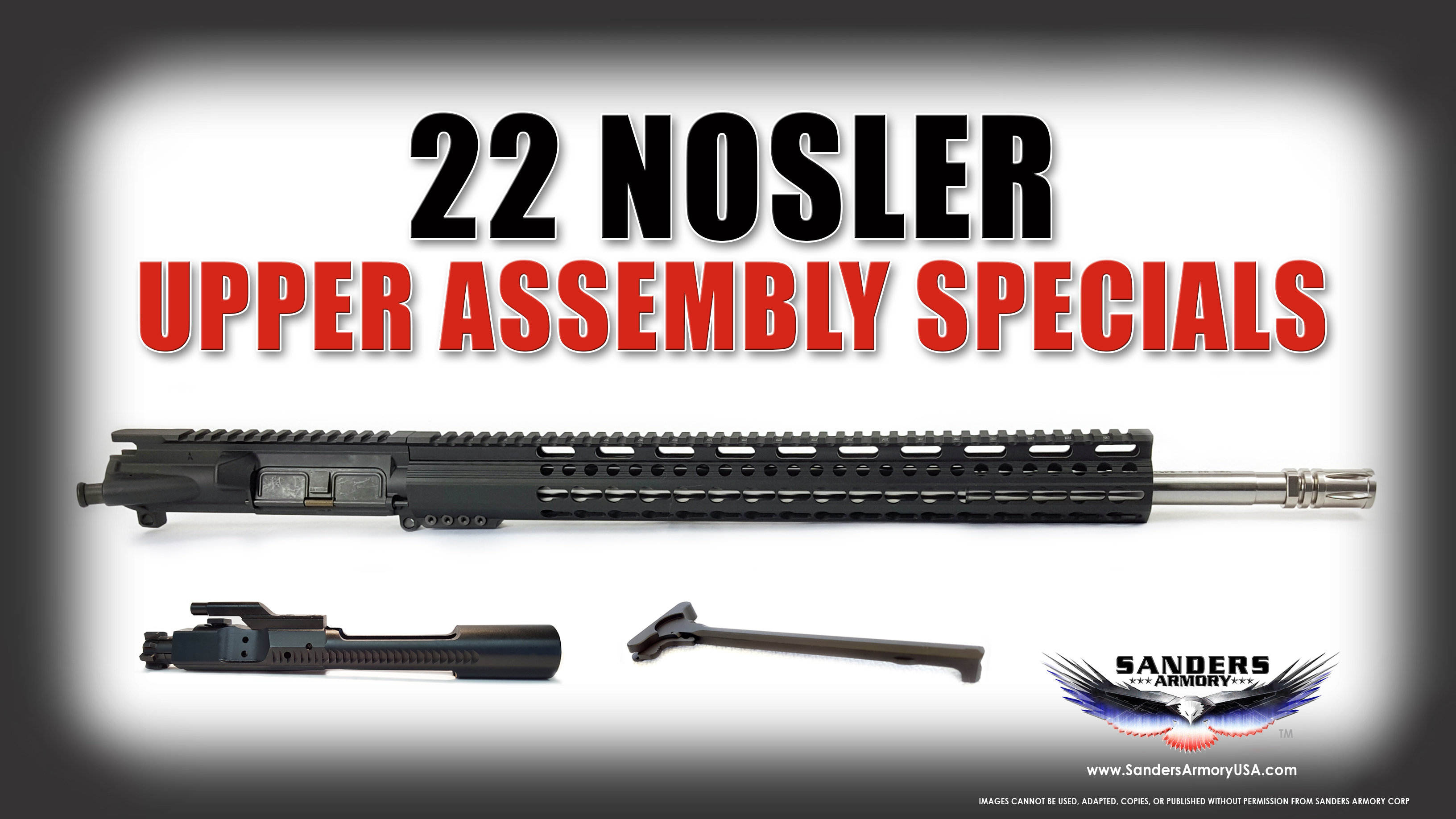 Sanders Armory Corp AR15 Barrels, Rifle Parts, Complete Upper