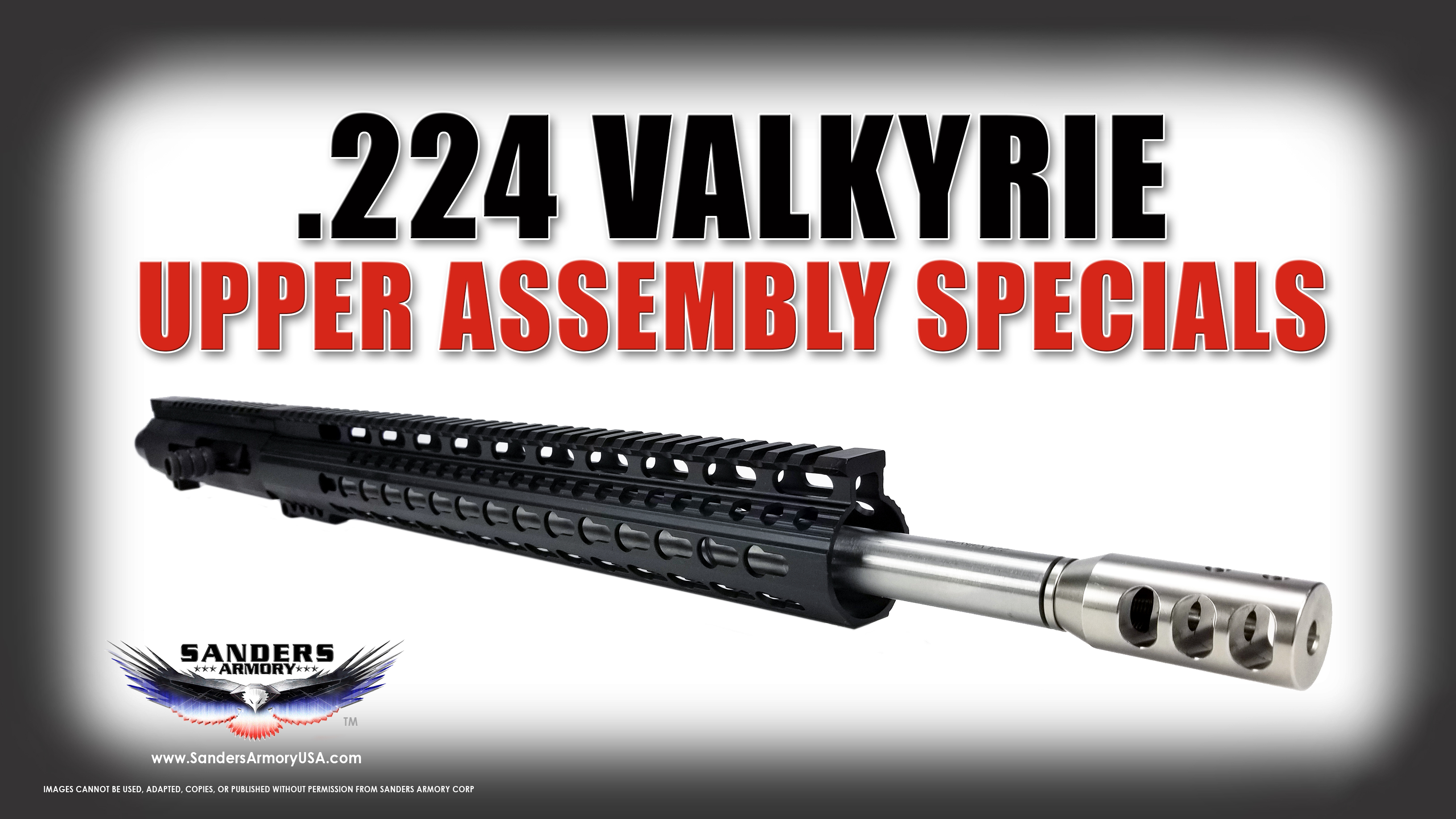 Sanders Armory Corp AR15 Barrels, Rifle Parts, Complete Upper