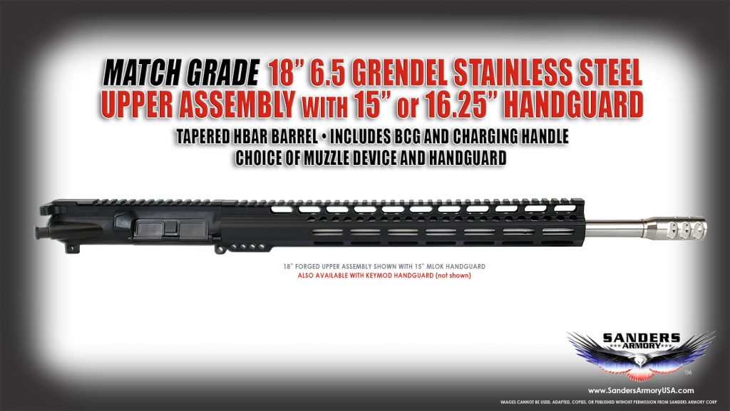 18″ 6.5 Grendel Type II Match Grade Performance Series 5R Rifling
