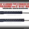 Sanders Armory Best AR15 20" Match Grade 65 Grendel Upper Assembly