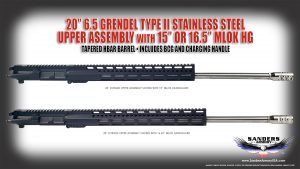 Sanders Armory 20 65 Grendel Forged Upper Assembly