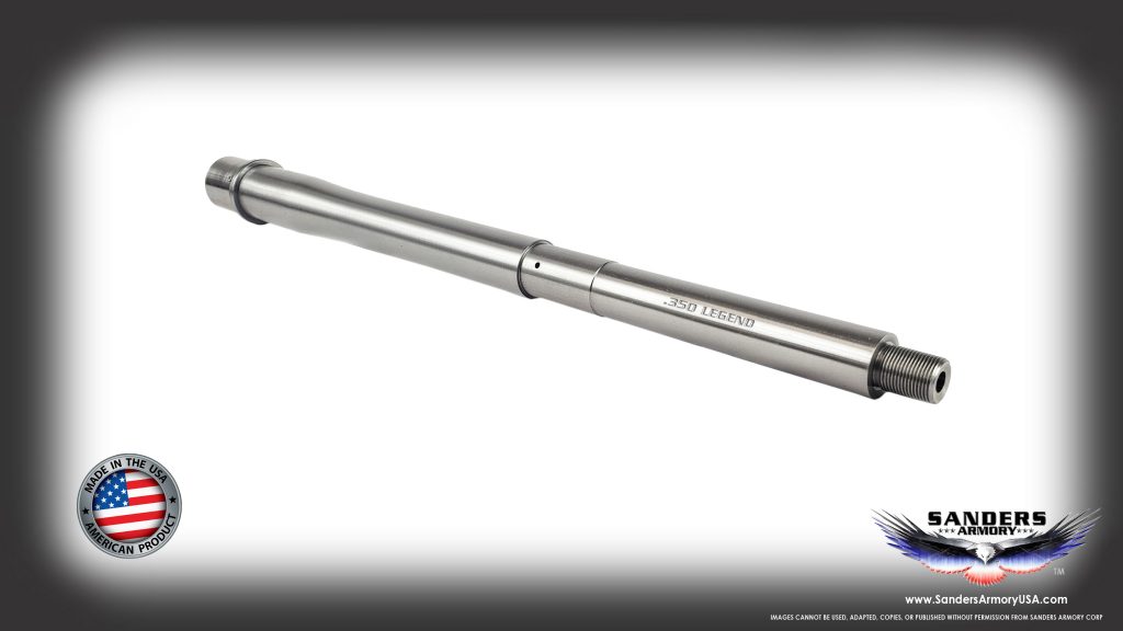 13″ Match Grade 350 Legend AR15 Stainless Steel Upper Assembly with BCG