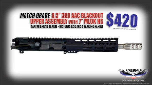 Sanders Armory 85 300 BO TFC Forged Upper Assembly