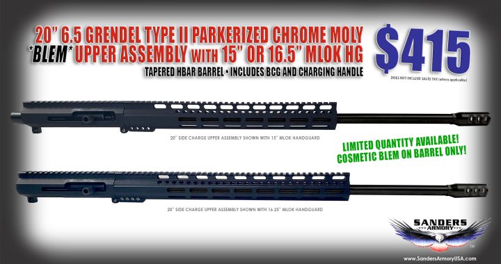 Sanders Armory 20 65 Grendel Park BLEM TFC SCUA