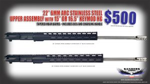 Sanders Armory 6MM ARC Match Grade Upper Assembly
