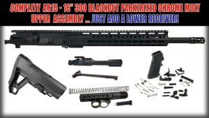 Sanders Armory 16 300 Blackout COMPLETE Upper Assembly