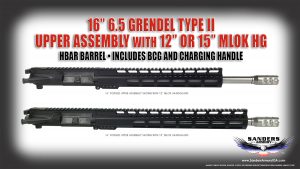 Sanders Armory 16 65 Grendel Upper Assembly