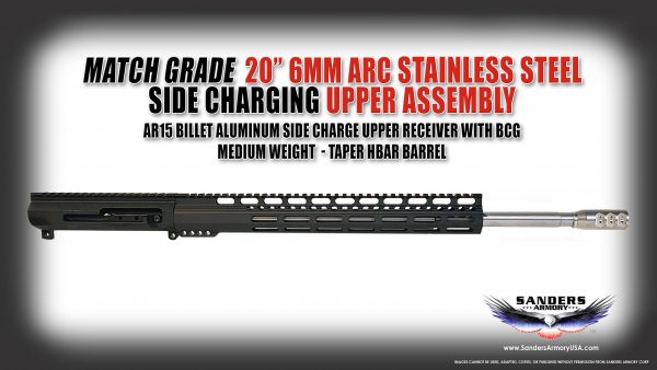 Sanders Armory Match Grade 20 6MM ARC Side Charging Upper Assembly