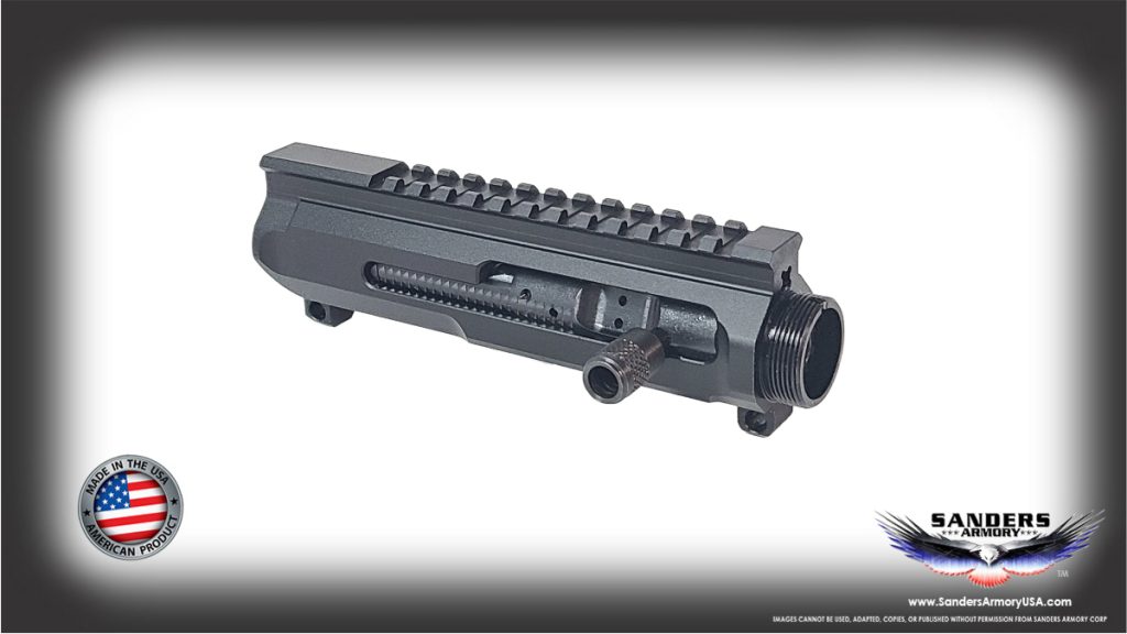 AR15 BILLET 6MM ARC AMBI Side Charge Upper Receiver with Nitride BCG