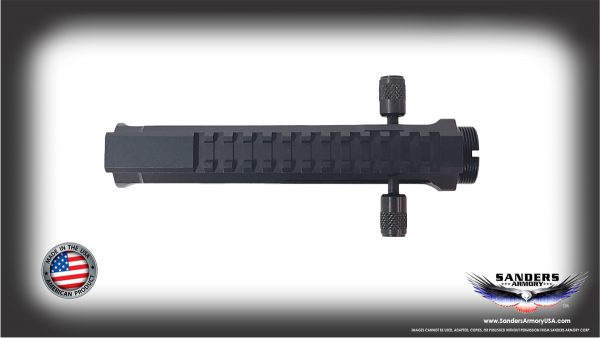 Sanders Armory Best AR15 AMBI Billet Side Charging Upper Receiver with BCG