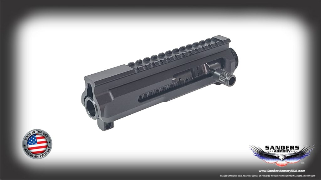 AR15 BILLET 6MM ARC AMBI Side Charge Upper Receiver with Nitride BCG
