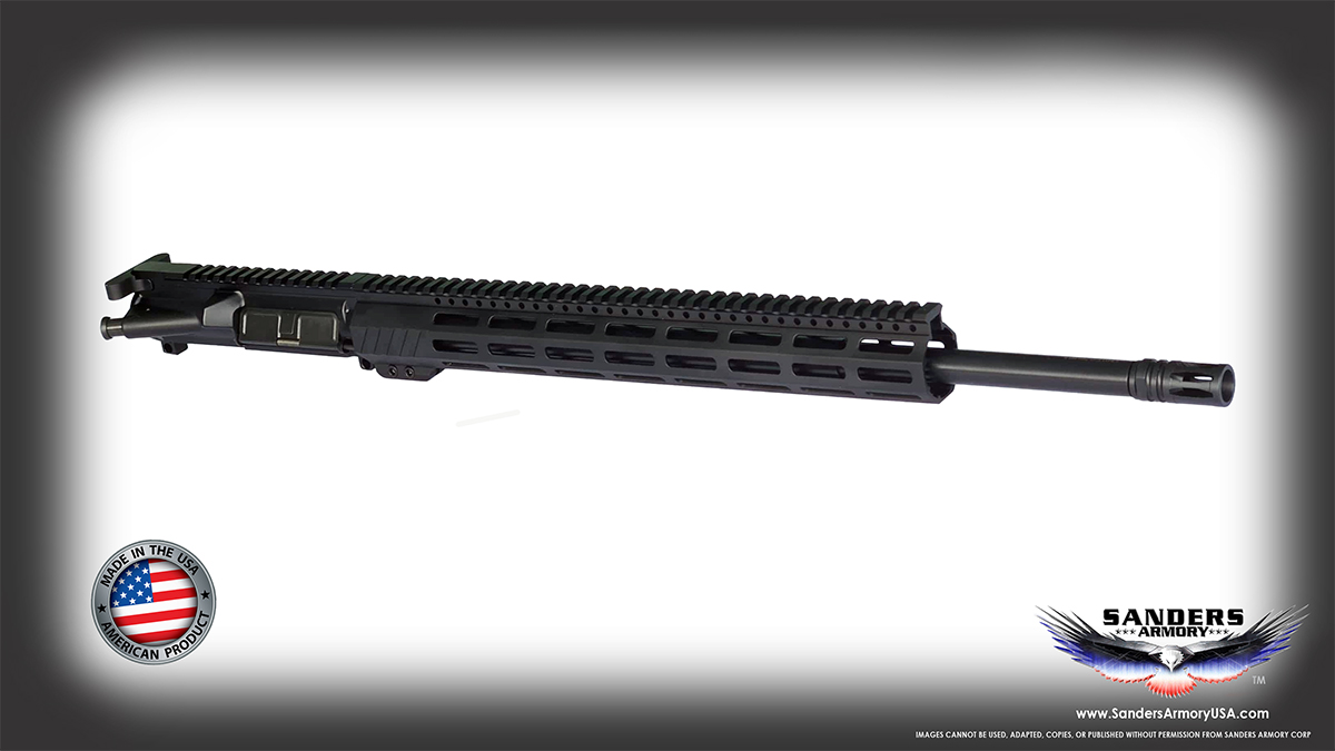 Sanders Armory 18 6MM Upper Assembly Nitride with 15 Handguard
