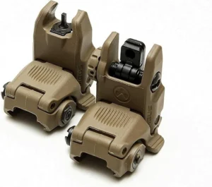 Magpul MBUS FDE Flip-Up Sight Set (Front & Rear)