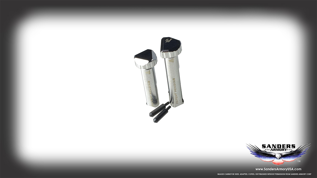 Strike Industries AR15 Shift Pins Chrome Plated