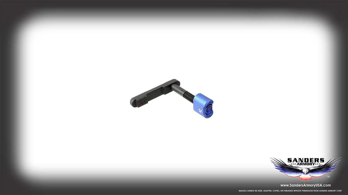 Strike Industries Billet Magazine Catch - Blue
